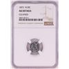 Image 1 : 1873 Seated Liberty Half Dime Coin NGC AU Details