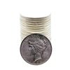Image 1 : Roll of (20) Brilliant Uncirculated Mixed-Date $1 Peace Silver Dollar Coins