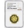 Image 1 : 1977 Canada $100 Silver Jubilee Commemorative Gold Coin NGC PF68 Ultra Cameo