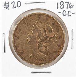 1876-CC $20 Liberty Head Double Eagle Gold Coin