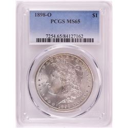 1898-O $1 Morgan Silver Dollar Coin PCGS MS65