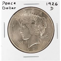 1926-D $1 Peace Silver Dollar Coin