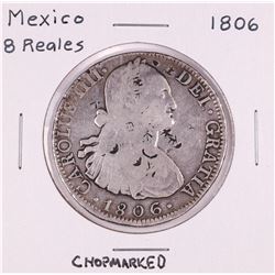 1806 Mexico 8 Reales Silver Coin Chopmarked