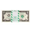 Image 1 : Pack of (100) Consecutive 2013 $2 Federal Reserve STAR Notes San Francisco