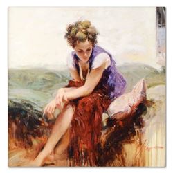 Pino (1939-2010) "Francesca" Limited Edition Giclee on Canvas