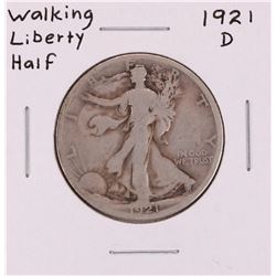 1921-D Walking Liberty Half Dollar Coin