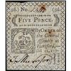 Image 1 : October 11, 1777 Connecticut 5 Pence Colonial Currency Note