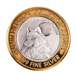 .999 Silver Oneida Bingo Green Bay, Wisconsin $10 Limited Edition Gaming Token