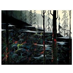 Eyvind Earle (1916-2000)  Dawns First Light  Limited Edition Serigraph