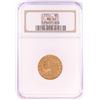 Image 1 : 1911 $5 Indian Head Half Eagle Gold Coin NGC MS62