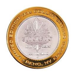 .999 Silver Eldorado Hotel & Casino Reno, NV $10 Casino Gaming Token Limited Edition