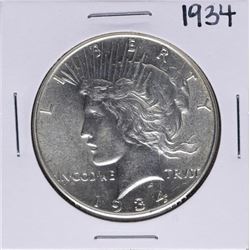 1934 $1 Peace Silver Dollar Coin