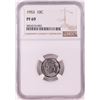 Image 1 : 1953 Proof Roosevelt Dime Coin NGC PF69
