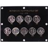 Image 1 : 1955-1963 Proof Franklin Half Dollar Coin Set