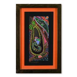 Raphael Abecassis "King David and the Book of Psalms" Original Mixed Media