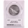 Image 2 : 2019 $100 American Platinum Eagle Coin PCGS MS70