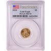Image 1 : 2010 $5 American Gold Eagle Coin PCGS MS70 First Strike