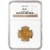 Image 1 : 1903-S $5 Liberty Head Half Eagle Gold Coin NGC MS62