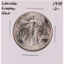 1939-D Walking Liberty Half Dollar Coin