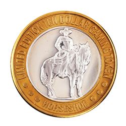 .999 Silver Binions Horseshoe Las Vegas, NV $10 Casino Limited Edition Gaming Token
