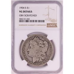 1904-S $1 Morgan Silver Dollar Coin NGC VG Details