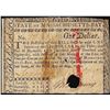 Image 1 : May 5, 1780 $1 Massachusetts-Bay Colonial Currency Note