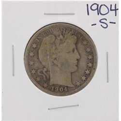 1904-S Barber Half Dollar Coin