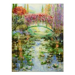 Vadik Suljakov  Reflections at Giverny  Original Oil Painting on Canvas