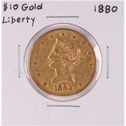 1880 $10 Liberty Head Eagle Gold Coin