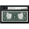 Image 2 : 1899 $5 Indian Chief Silver Certificate Note Fr. 281 PMG Choice Uncirculated 64EPQ