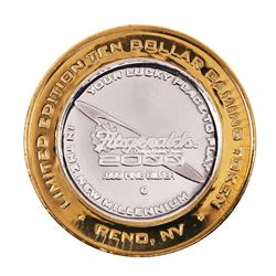 .999 Silver Fitzgerald's Casino & Hotel Reno, Nevada $10 Limited Edition Gaming Token