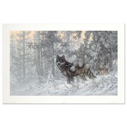 Larry Fanning (1938-2014) "Phantom of the North - Wolf" Limited Edition Lithograph