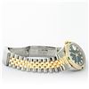 Image 9 : Rolex Mens 2 Tone Green String Diamond & Emerald Datejust Wristwatch
