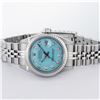 Image 2 : Rolex Ladies Stainless Steel Ice Blue Diamond 26MM Datejust Wristwatch