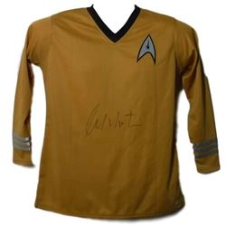 William Shatner "Captain Kirk - Star Trek" Autographed Yellow Captains Jersey