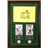 Image 1 : Arnold Palmer and Jack Nicklaus Masters Flag -- Autographed and Inscribed
