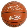 Image 1 : Larry Bird & Magic Johnson Boston Celtics/LA Lakers Dual Autographed Basketball