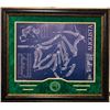 Image 1 : Augusta National Golf Course Framed Blue Print