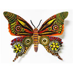 Patricia Govezensky- Original Painting on Cutout Steel "Butterfly CCXLV"