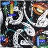 Image 2 : Jenik Cook, Original Acrylic Painting on Canvas (59" x 53"), Hand Singed with Letter of Authenticity