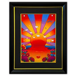 Peter Max- Original Mixed Media "Sunrise 2000"