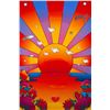 Image 2 : Peter Max- Original Mixed Media "Sunrise 2000"