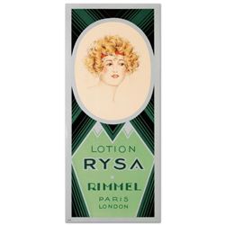 RE Society, "Rimmel-Lotion Rysa" Hand Pulled Lithograph. Includes Letter of Authenticity.