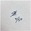 Image 2 : Steve Kaufman (1960-2010), "Israel 20 Shekel Note Bill" Hand Signed and Numbered Limited Edition Han