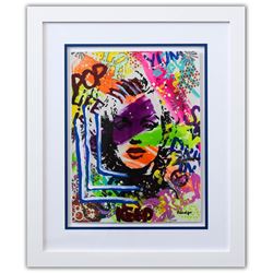 Nastya Rovenskaya- Original Mixed Media on Paper "Model"