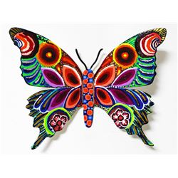 Patricia Govezensky- Original Painting on Cutout Steel "Butterfly CCXLIV"