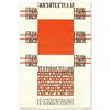 Image 1 : RE Society, "Architectuur, F.L. Wright" Hand Pulled Lithograph, Image Originally by Hendrikus T. Wij