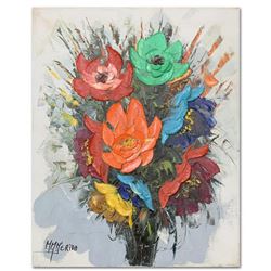 Manuel Munoz Merida (1920-2010), Original Oil Painting on Canvas, Hand Signed with Letter of Authent
