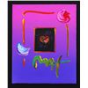 Image 2 : Peter Max- Original Mixed Media "Heart Suite III: Heart II Ver. I#131"