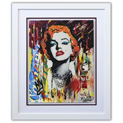 Nastya Rovenskaya- Original Mixed Media on Paper "Marilyn Monroe II"